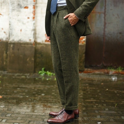 Herren fischgrat tweed - herren,