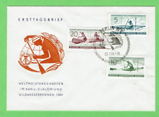 DDR 1961 Sonderstempel WM im Kanuslalom und Wildwasserrennen Mi-Nr. 838-840