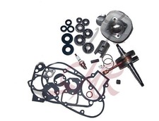 Zylinder Kurbelwelle Kolben Lager Motor Set für Simson KR51/1 Schwalbe Star