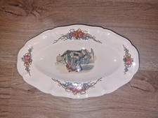 Sarreguemines Obernai France: Wurstplatte - Porzellan - Geschirr - Frankreich