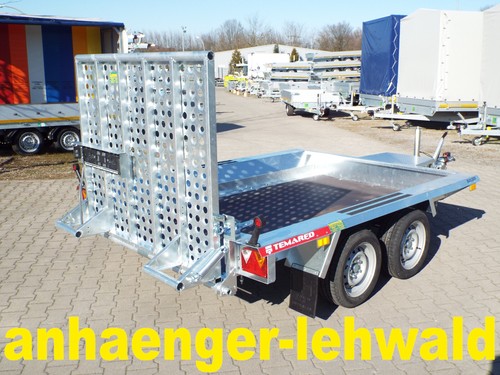 Temared baumaschinentrailer - temared,