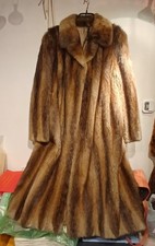 Warmer Damenpelzmantel Rotfuchs, Gr. 44,