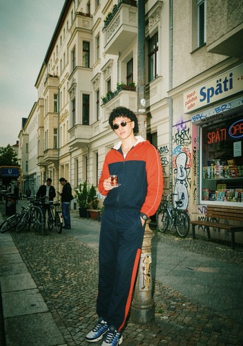 Lacoste tracksuit navy and - lacoste,