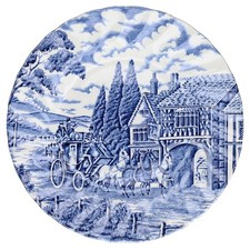 Kuchenteller Myotts Royal Mail blau