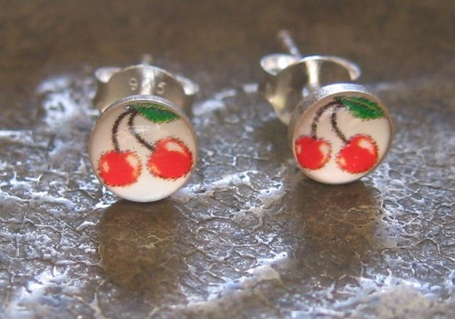 Kleiner kirschen cabochon - kleiner,