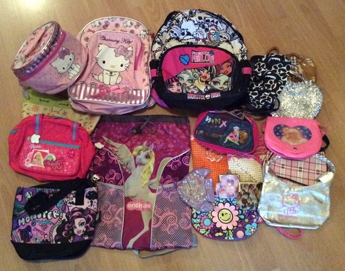 Mädchen rucksack und - mädchen,
