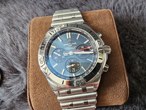 Breitling b01 chronograph - chronograph, blau