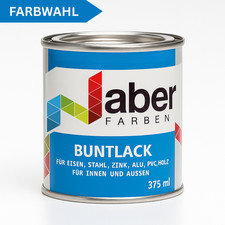 375 ml Buntlack, Kunstharzlack, Außen & Innen, RAL Farbwahl - SEIDENGLANZ