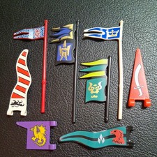 Playmobil (R) Mix  - Fahne - Flagge  8 St -  ZUSTAND Sehr Gut