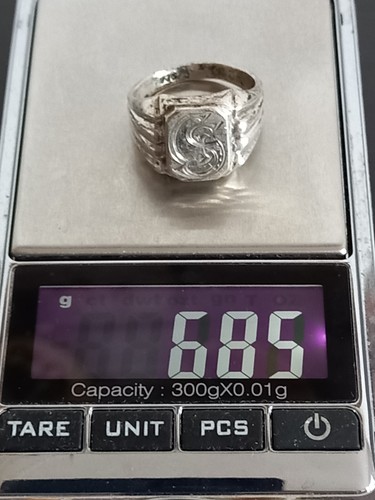 835er silber herrenring - silber,