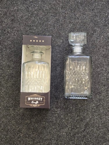 Whiskykaraffe aus glas 850ml - aus,