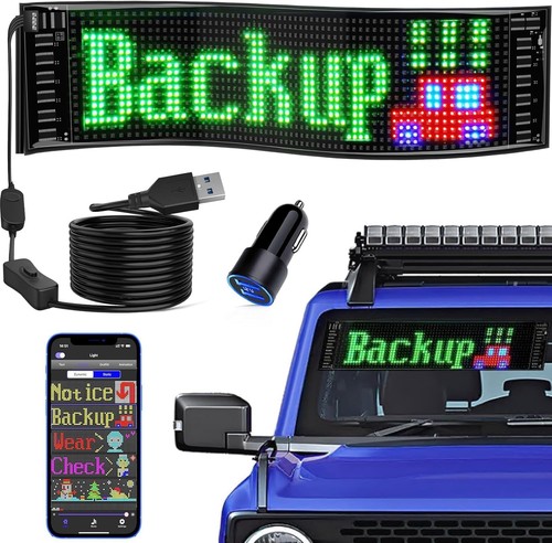 Led auto display laufschrift - auto,