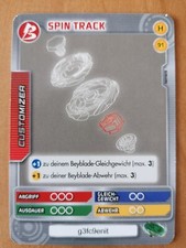 Spin Track H91 Beyblade Battle Card Collection Karte Unbeschädigt