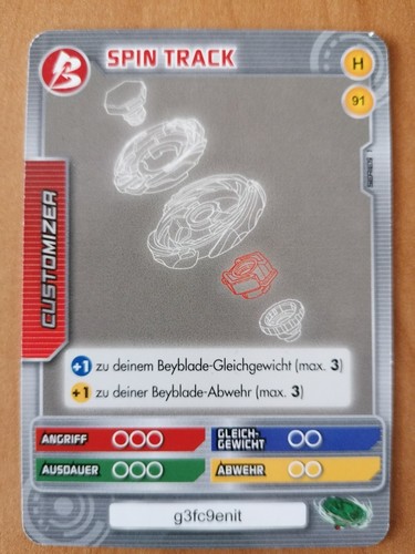Spin track h91 - h91, beyblade