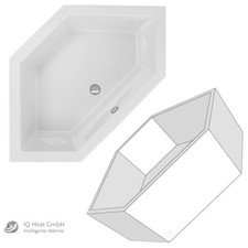 Acryl Eckwanne Lupor 145 x 145