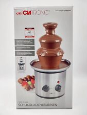 Clatronic Schokoladenbrunnen Schoko-Fondues Edelstahl Inox SKB 3248 #KT4634O-Ü