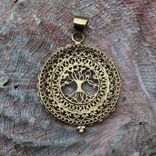 Kettenanhänger Metall gold