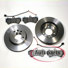 Bremsscheiben Ø 350 mm + Bremsbeläge + Warnkontakt vorne für Porsche Cayenne 955