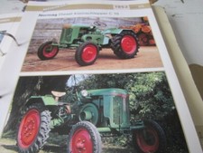 Traktor Normag Diesel Kleinschlepper C 10 , 1952 Datenblatt  05