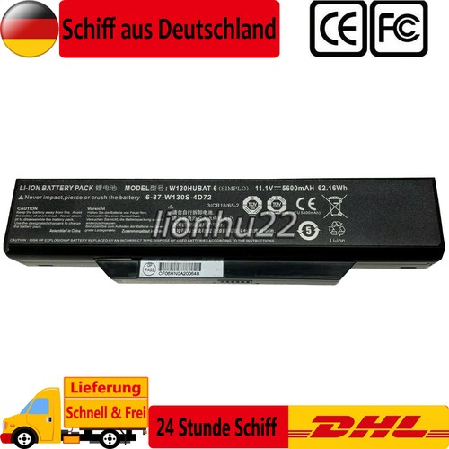 W130hubat neu akkufür clevo - w130hubat-6,
