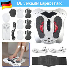 25 Modi Fußmassagegerät + Lumbalmassagegerät EMS Durchblutungs Stimulator Körper