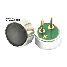 Elektret Mikrofon Microphon 6 x 2,2mm 2pin MIC mini Mikrofonkapsel