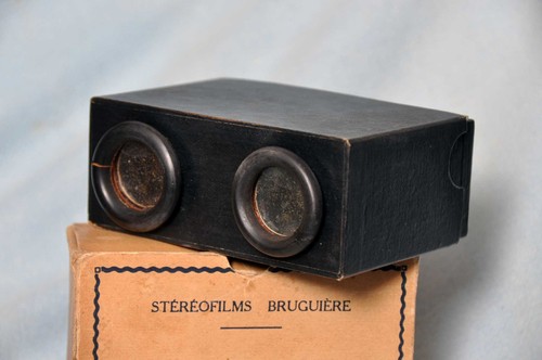 Antiker stereoskop betrachter - antiker,