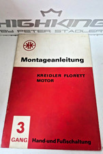 Kreidler Florett 3-Gang Werkstatthandbuch Rarität