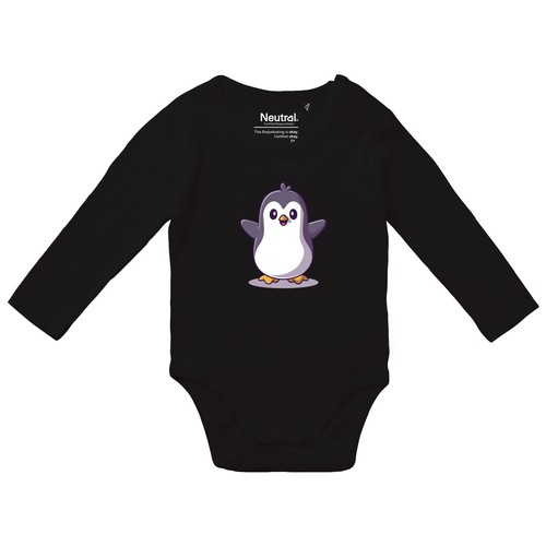 Baby body pinguin comic - baby,