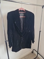 Etienne Aigner Pannesamt Blazer Gr.36/38 Vintage