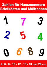 Klebebuchstaben Zahlen