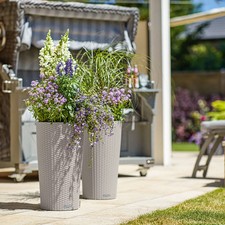 Lechuza 'Cilindro Cottage 32' sandbraun ca. Ø 32 x H 56 cm