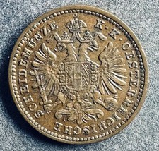1 Kreuzer 1885 Österreich Franz Joseph I KM#2187 K190625A