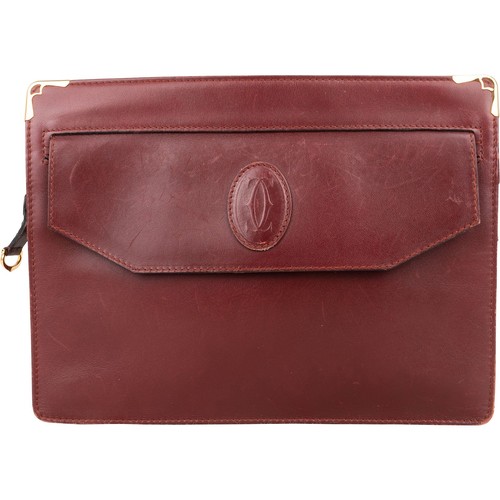 Cartier bordeaux leather - cartier,