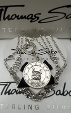 Thomas Sabo Kette 90 & Carrier & Bulldoggen Charm Anhänger Rarität