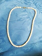 Korallen Kette Collier Perlen