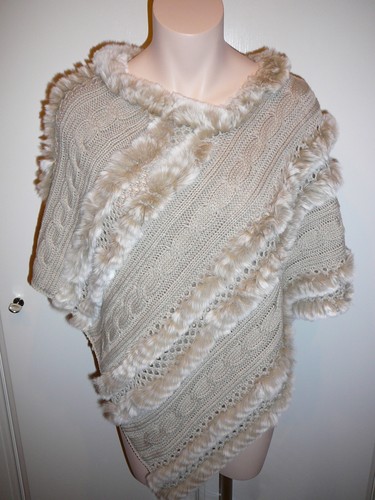 Sehr edler poncho mit - poncho,