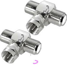 2x Adapter TV SAT T STüCK