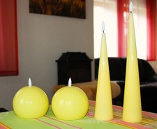 LED Kerzen "Glossy"