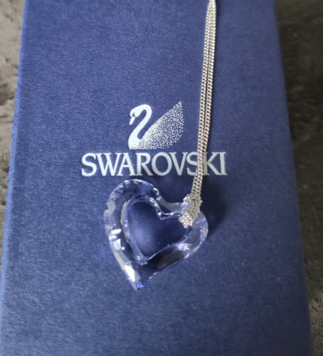 Swarovski kette herz wie neu - swarovski,