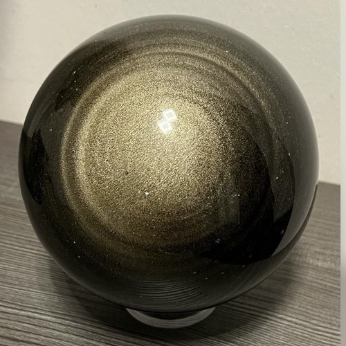 Riesige gold obsidian - gold, kugel