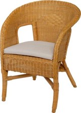 Rattan-Sessel/Stapelsessel
