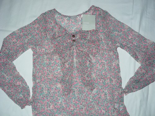 Damen chiffon bluse tunika top - tunika,