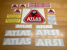 ATLAS AR51 Aufklebersatz Aufkleber Abziehbild Radlader Lader AR51