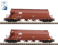 Fleischmann N 849008 Staubsilowagen-Set "Gattung Uacs" der GATX - NEU + OVP