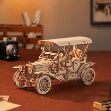 Robotime 3D Holzpuzzle Modellbau Oldtimer Car Holzbausatz Holzmodelle Bausätze