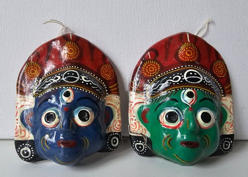 Kleine masken aus - kleine, blau