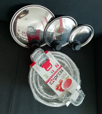 Aluminium Camping Kochgeschirr Topfset 3-teilig Ø 18/22/26 cm mit Deckel 