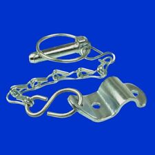 2x Klappsplint Unterlenker 11mm mit Kette und Halter für Ferguson MF 195646M91 *
