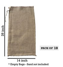 10 14x26 Burlap Bags, Burlap